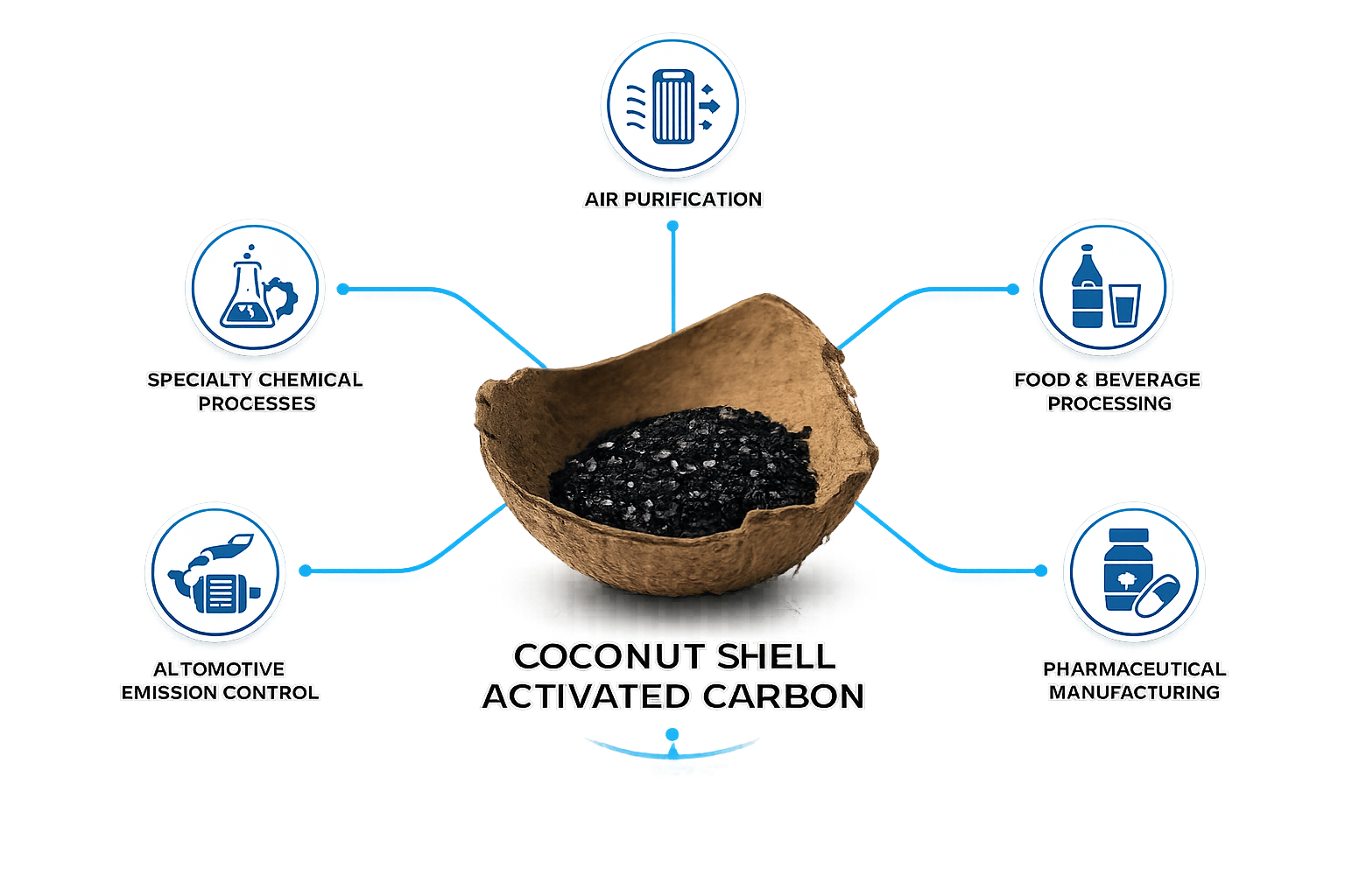 Coconut Shell Activated Carbon Manufacturing Process